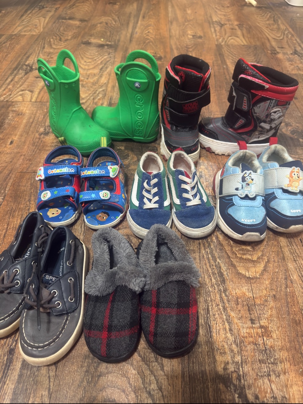 Toddler boys shoes size 6-7C mix bundle lot 7 pairs